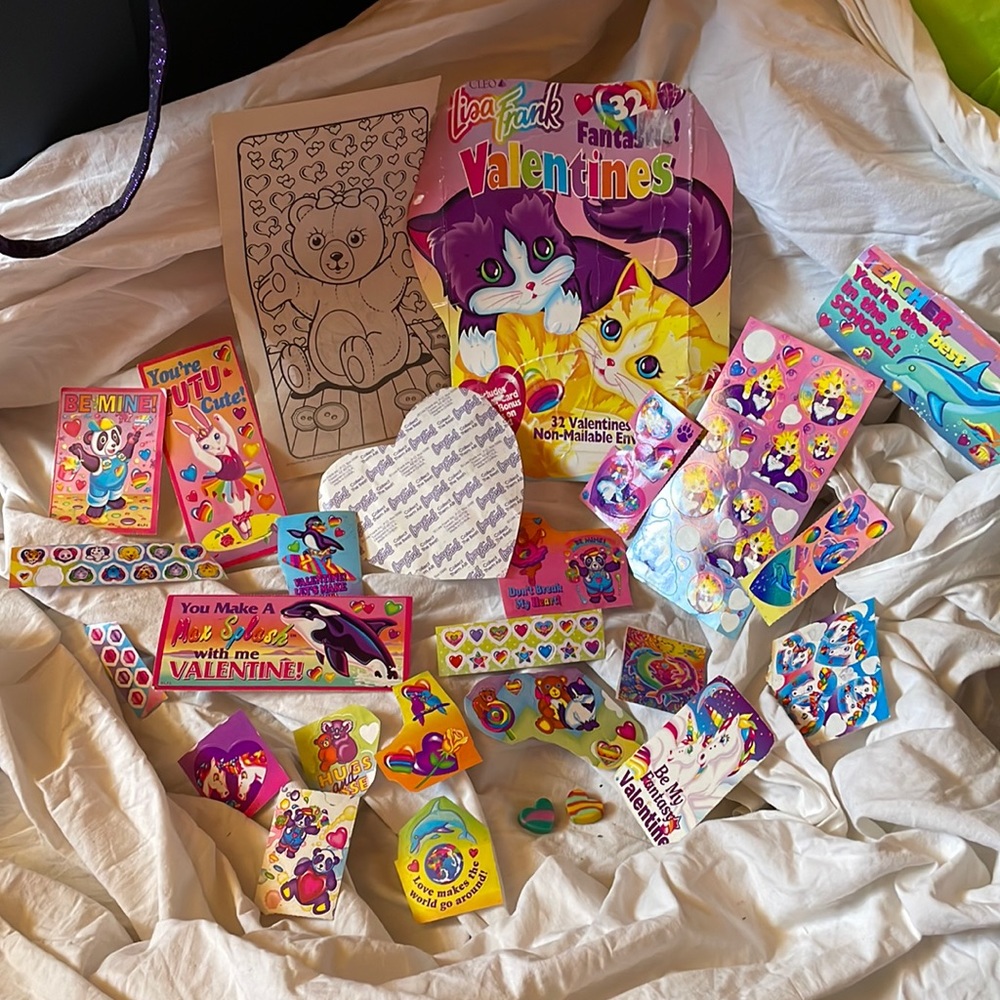 ♥️Lisa Frank Valentines Day! 💜💕